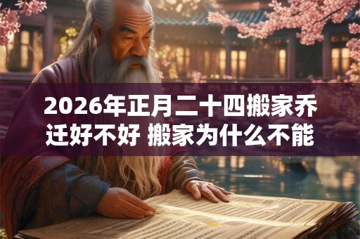 2026年正月二十四搬家乔迁好不好 搬家为什么不能搬枕头