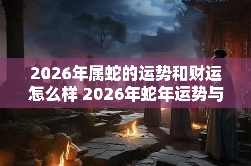 2026年属蛇的运势和财运怎么样 2026年蛇年运势与财富如何