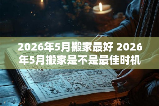 2026年5月搬家最好 2026年5月搬家是不是最佳时机
