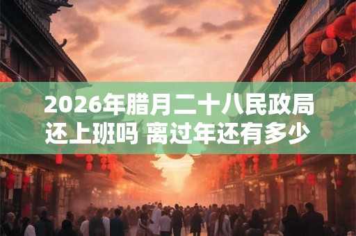 2026年腊月二十八民政局还上班吗 离过年还有多少天