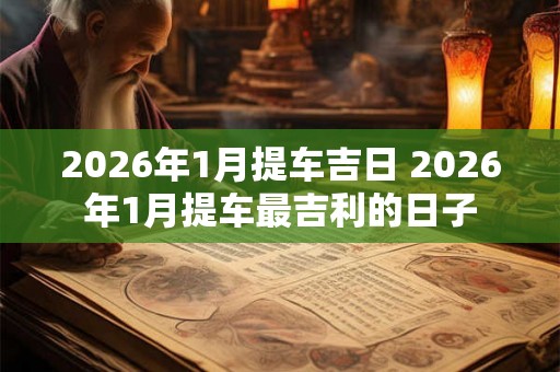 2026年1月提车吉日 2026年1月提车最吉利的日子