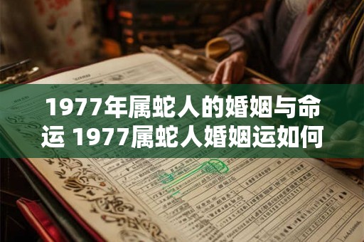 1977年属蛇人的婚姻与命运 1977属蛇人婚姻运如何
