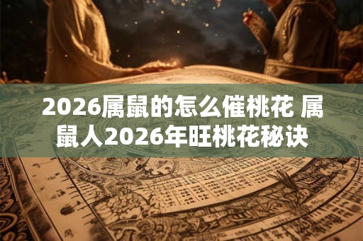 2026属鼠的怎么催桃花 属鼠人2026年旺桃花秘诀