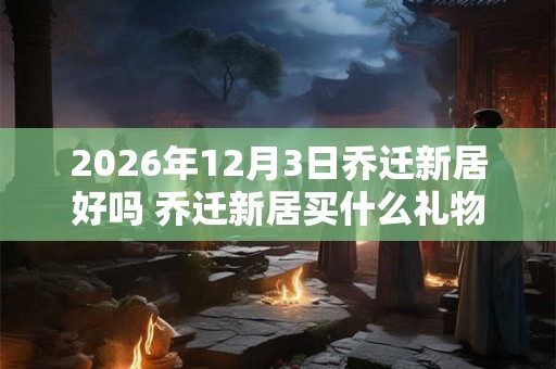 2026年12月3日乔迁新居好吗 乔迁新居买什么礼物