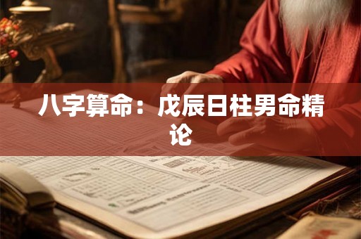 八字算命：戊辰日柱男命精论
