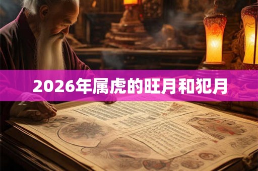 2026年属虎的旺月和犯月