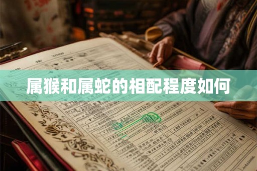 属猴和属蛇的相配程度如何
