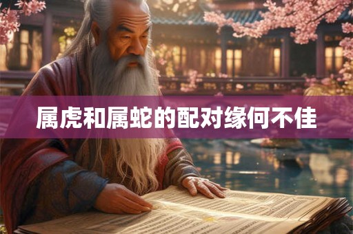 属虎和属蛇的配对缘何不佳
