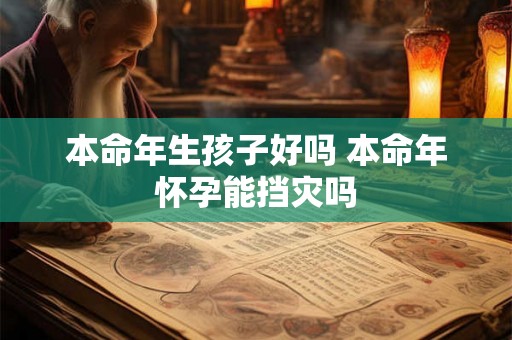 本命年生孩子好吗 本命年怀孕能挡灾吗