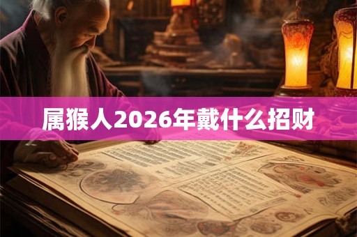 属猴人2026年戴什么招财