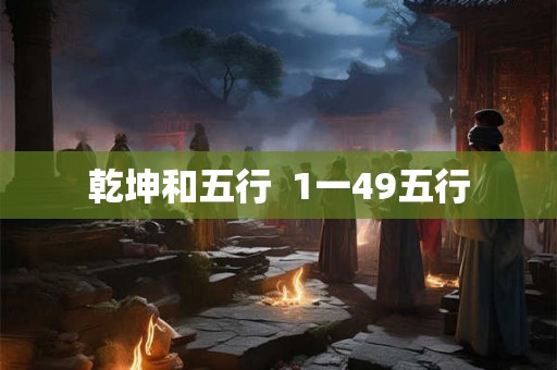 乾坤和五行  1一49五行