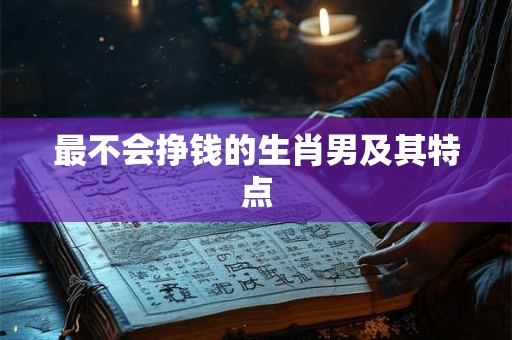 最不会挣钱的生肖男及其特点