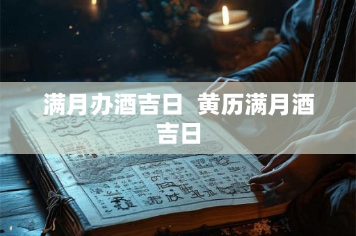 满月办酒吉日  黄历满月酒吉日