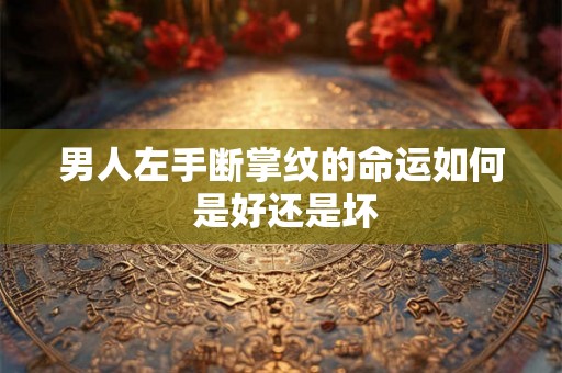 男人左手断掌纹的命运如何 是好还是坏