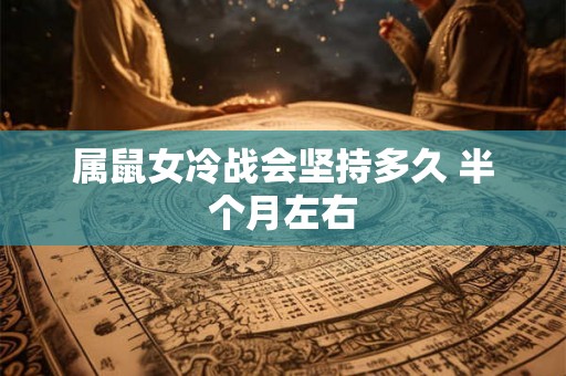 属鼠女冷战会坚持多久 半个月左右