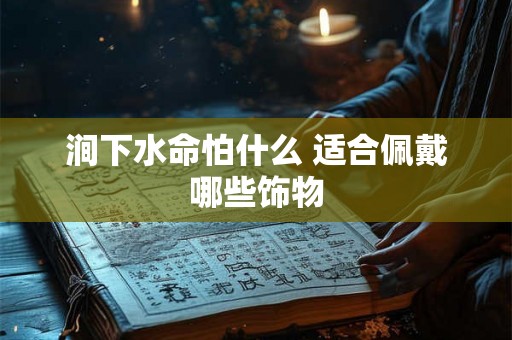 涧下水命怕什么 适合佩戴哪些饰物