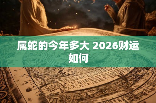 属蛇的今年多大 2026财运如何