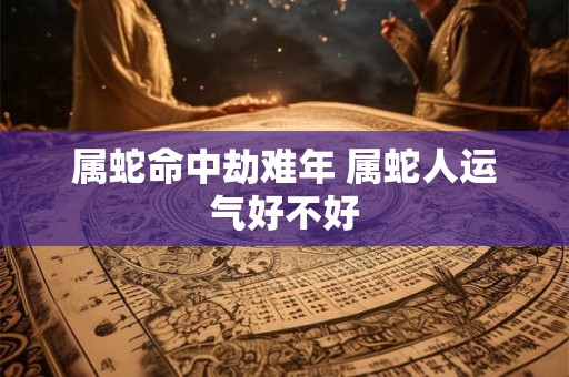 属蛇命中劫难年 属蛇人运气好不好
