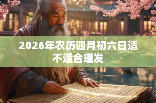 2026年农历四月初六日适不适合理发