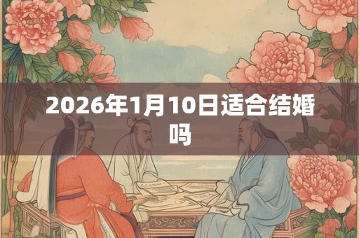 2026年1月10日适合结婚吗