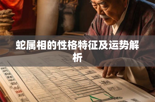 蛇属相的性格特征及运势解析