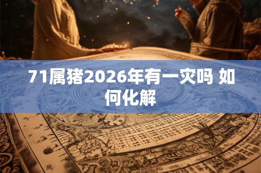 71属猪2026年有一灾吗 如何化解 71属猪2026年有一灾吗 如何化解